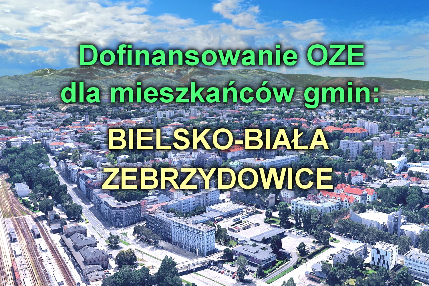 dotacja OZE dla gmin Bielsko-Biała i Zebrzydowice